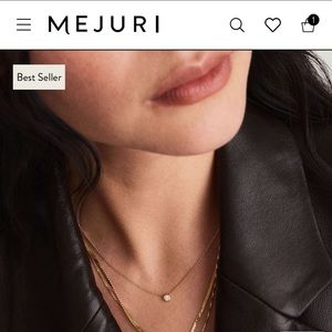 Mejuri diamond necklace- best seller